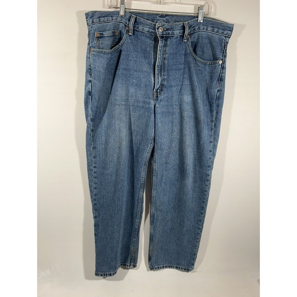Levis 550 Jeans Mens 38x30 Blue Denim Relaxed Fit‎ Medium Wash Classic Style